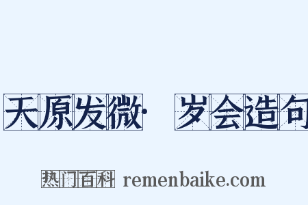 天原发微·岁会造句是什么意思的图片